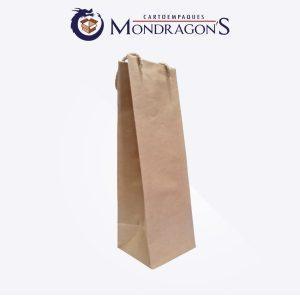 Bolsa kraft botella 11x34x11cm