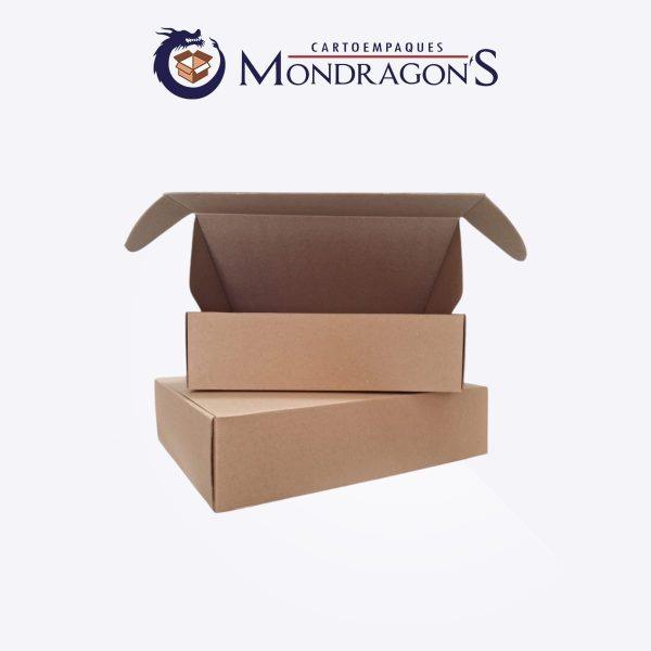 Caja tipo Mailbox chica 30x20x10 cm (kraft) | Paquete de 50 piezas