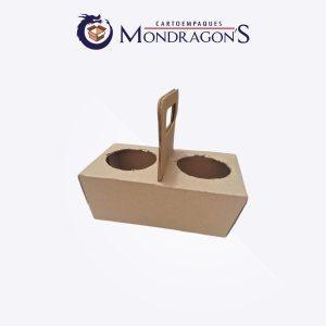 Portavasos para dos piezas | Paquete de 50 piezas